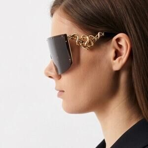 New, ROBERTO CAVALLI Sunglasses SRC015 Col.300G Authentic